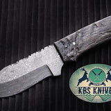 Damascus Skinning Knife