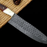 Custom Forged Damascus Chef Knife