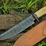 Damascus Steel Hunter Knife