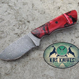 Epoxy Resin Handle EDC Skinning Knife