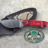 Epoxy Resin Handle EDC Skinning Knife