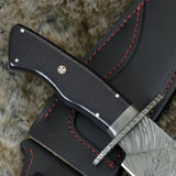 FULL TANG DAMASCUS HUNTING BOWIE KNIFE