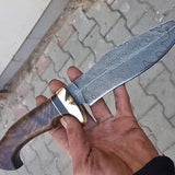WILD HUNTER DAMASCUS KNIFE