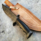 DAMASCUS FORGED BOWIE KNIFE