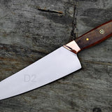 Custom Handmade D2 Steel Knife – Heat Treated Professional Chef’s Blade