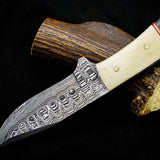 Damascus Steel Hunting Knife