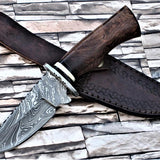 Damascus Hunting Knife