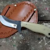 Rasp Tool Steel Skinning Knife