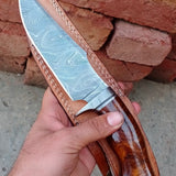 Damascus Hunting Knife