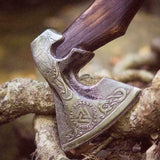1095 Steel Hand Engraved Axe