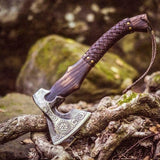1095 Steel Hand Engraved Axe