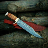 Handmade Damascus Bowie