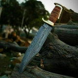Handmade Damascus Bowie