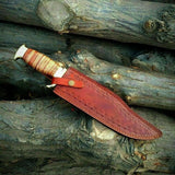 Handmade Damascus Bowie
