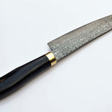 Custom Handmade Raindrop Damascus Steel Chef Knife