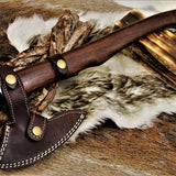 Custom Handmade Hand Forged Carbon Steel Tomahawk