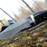 Damascus Bowie Knife