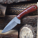 Custom Handmade Damascus Steel Blade Skinner Knife