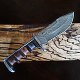 Damascus Hunter Knife