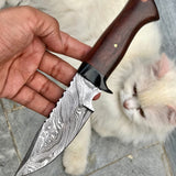 Damascus Hunting Knife