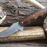 Custom Handmade Damascus Steel Skinner Knife