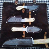 Damascus Steel Hunting Set