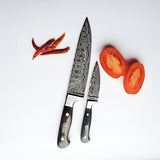 DAMASCUS CHEF SET