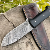 Damascus Steel Camping Knife