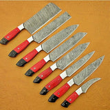 Damascus Steel Kitchen Set