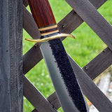 New Custom Handmade 1095 Hand Forged Steel Hunting Bowie Knife