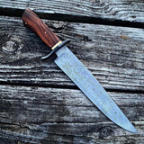 Damascus Bowie Knife