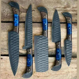 Custom Handmade D2 Forged Steel Kitchen Knives Set