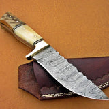 Damascus Hunting Knife