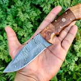 Damascus Hunting Skinning Knife