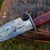 Custom Handmade Damascus Hunting Knife