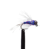 JHFLYCO Loaded Foam Fly Box – Hopper Dropper Assortment – Includes 50m 4X Fluoroflex Tippet