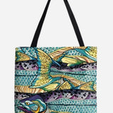 Kaleido King Canvas Tote