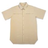 Short Sleeve Solid Lifestyle Button Down w/ REPEL-X