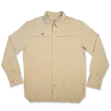 Long Sleeve Solid Lifestyle Button Down w/ REPEL-X