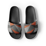 Geometric Orange Camo - Men’s Slides