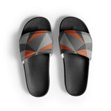 Geometric Orange Camo - Men’s Slides