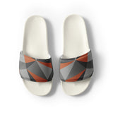 Geometric Orange Camo - Men’s Slides
