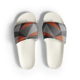 Geometric Orange Camo - Men’s Slides
