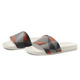 Geometric Orange Camo - Men’s Slides