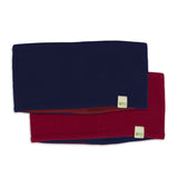 Midweight Reversible Wool Headband  - 100% Merino Wool