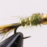 Olive Gold Ribbed Hare's Ear