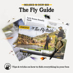 Fly guide booklet titled The Fly Guide with illustrated fishing flies