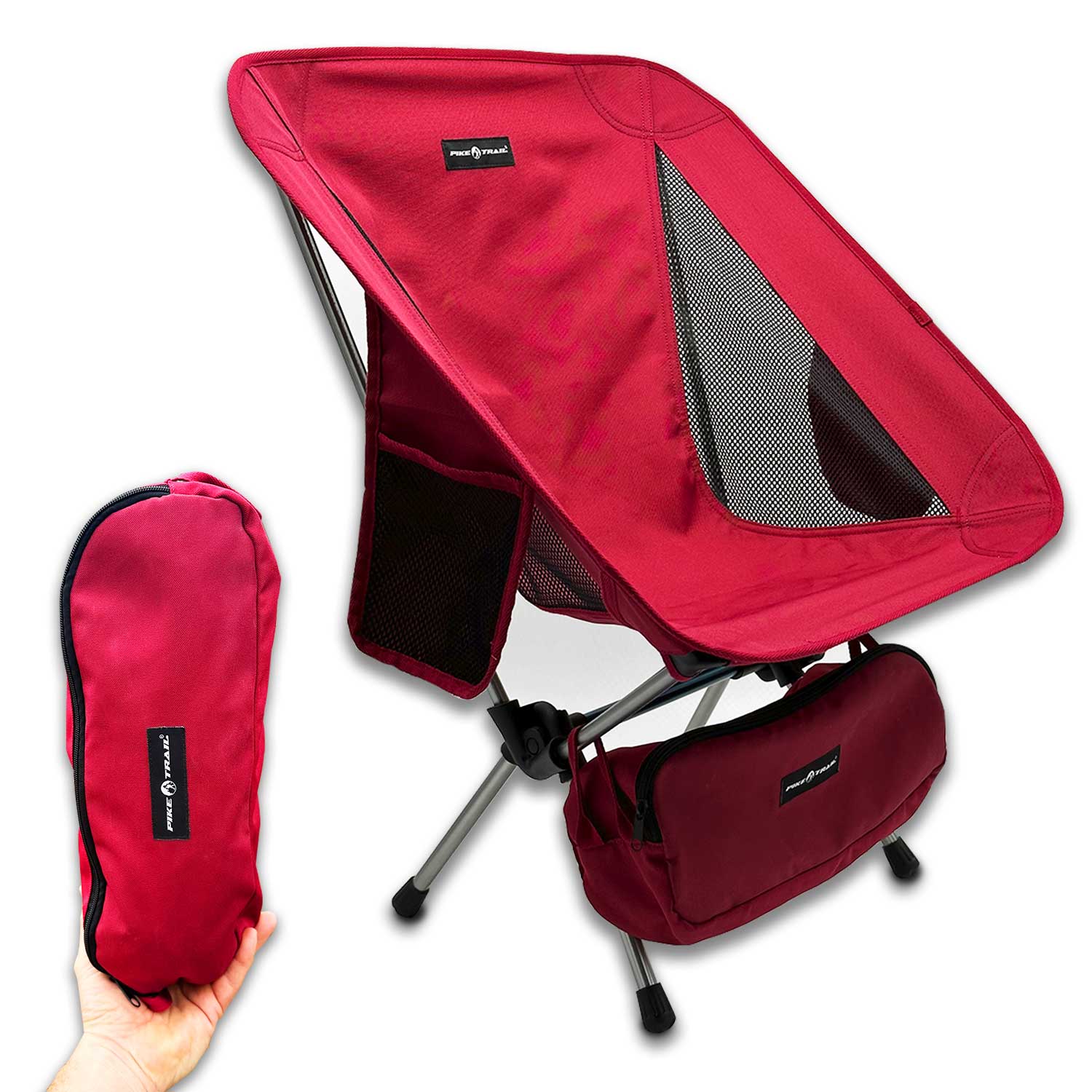 Pike Trail Ultralight Compact Outdoor Camping Tailgate Festival Beach Chair