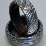 Custom Damascus Steel Wedding Ring