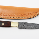 Custom Handmade Fixed Blade Damascus Steel Hunting Knife